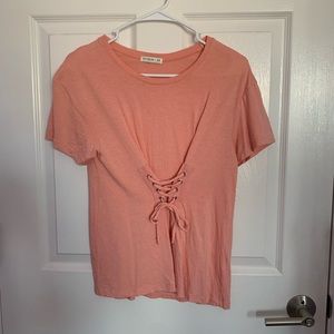 corset style t-shirt